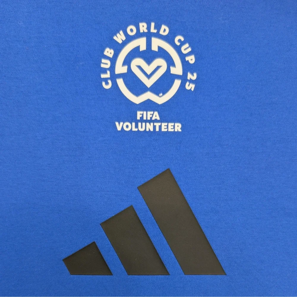 NWT adidas FIFA Club World Cup 2025 Volunteer ZNE Tee 3XL Royal Blue